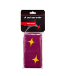 Polsino da Padel Tennis Starvie Bordeaux Giallo