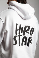 Felpa bianca con cappuccio - Padel Street