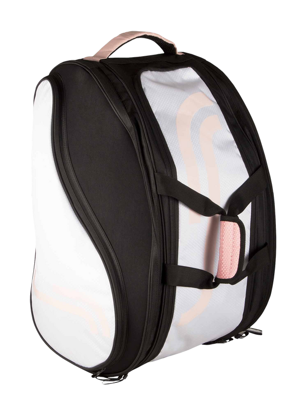 Padel RS Sports Borsa Borsone Paletero Classic White Black Pink